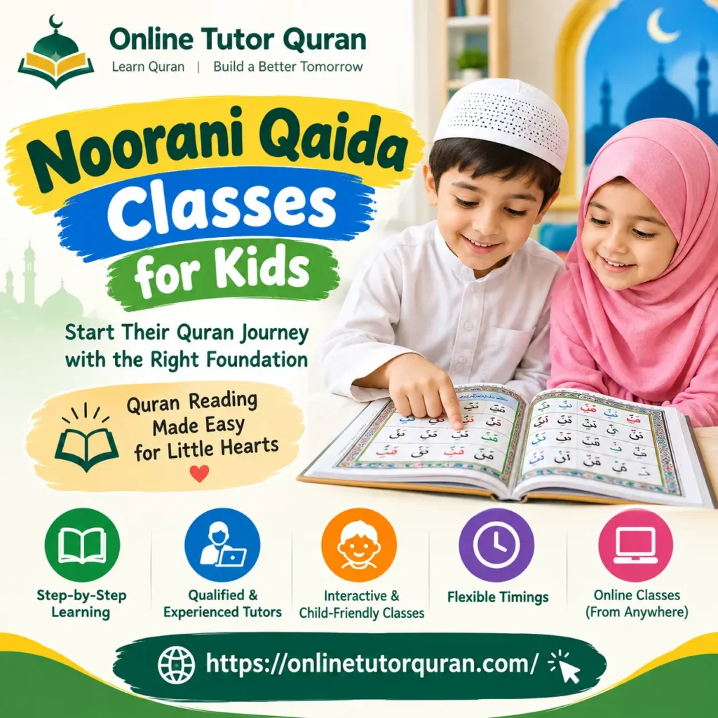 Noorani Qaida Classes For Kids
